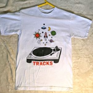 ALSTYLE Men's Retro Music "Tracks" Graphic Tee
